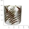 Κηροπήγιο ArteLibre Φύλλα Τσαγιού Διάφανο Γυαλί 20x20x20cm