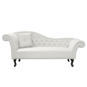 ΑΝΑΚΛΙΝΔΡΟ T.CHESTERFIELD  HM3007.02 PU ΛΕΥΚΟ ΑΡ. ΜΠΡΑΤΣΟ 190x61x84Yεκ.