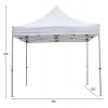 GAZEBO ΕΠΑΓΓΕΛΜΑΤΙΚΟ ΒΑΡΕΩΣ ΤΥΠΟΥ CRESSEN HM6305 ΠΤΥΣΣΟΜΕΝΟ ΑΛΟΥΜΙΝΙΟΥ 3x3x3,4Y