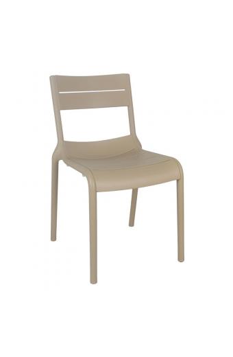 SERENA Καρέκλα, Στοιβαζόμενη PP - UV Cappuccino