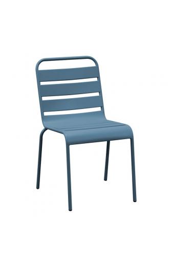 BRIO Καρέκλα-Pro Στοιβαζόμενη Μέταλλο Βαφή Sandy Blue 5415C