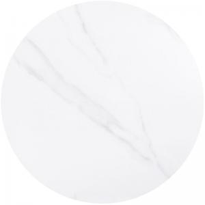 Sintered Stone Επιφάνεια Τραπεζιού, Απόχρωση White Marble (MDF για στήριξη βάσης)