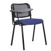 SIGMA Καρέκλα - Θρανίο Μέταλλο Βαφή Μαύρο - Ύφασμα Mesh Μπλε
